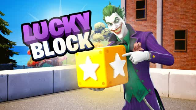 Lucky Block Tilted Towers🏢