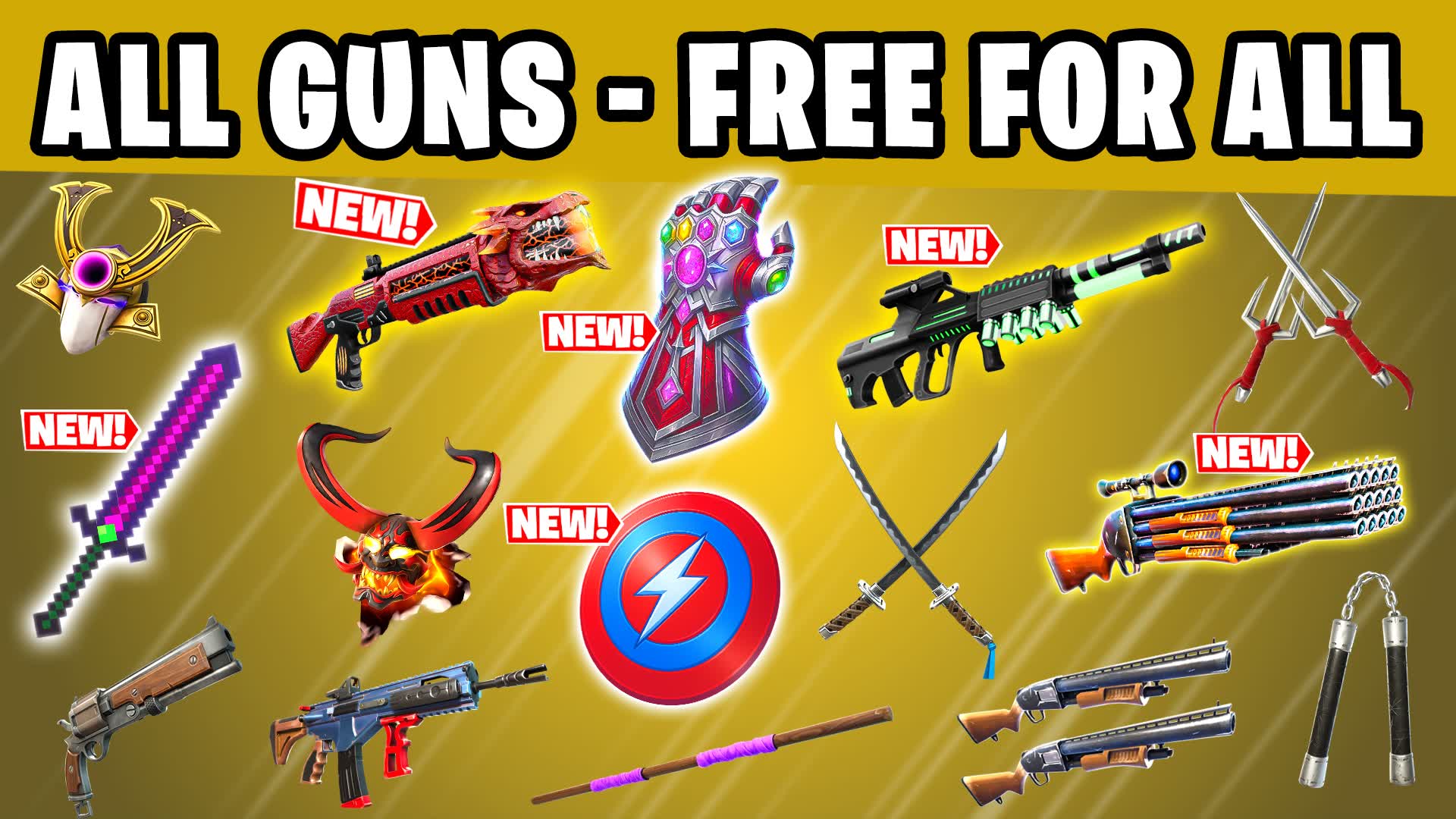 TMNT ⭐ALL GUNS - FREE FOR ALL