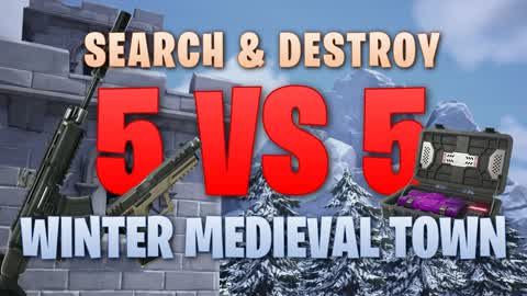 Winter Medieval Town 5vs5 FPS S'n'D