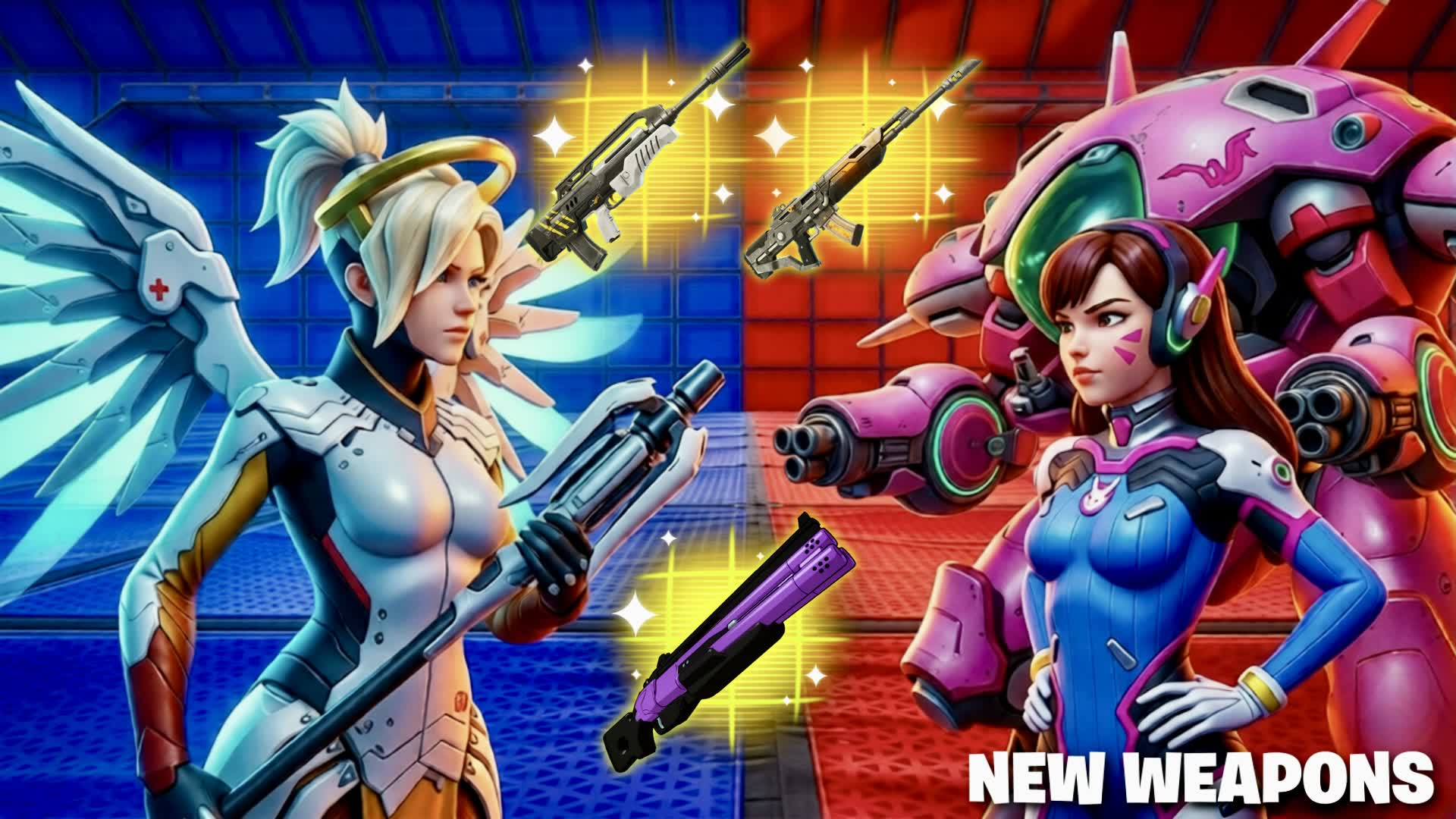 RED DIVA vs BLUE MERCY 🔥🔹