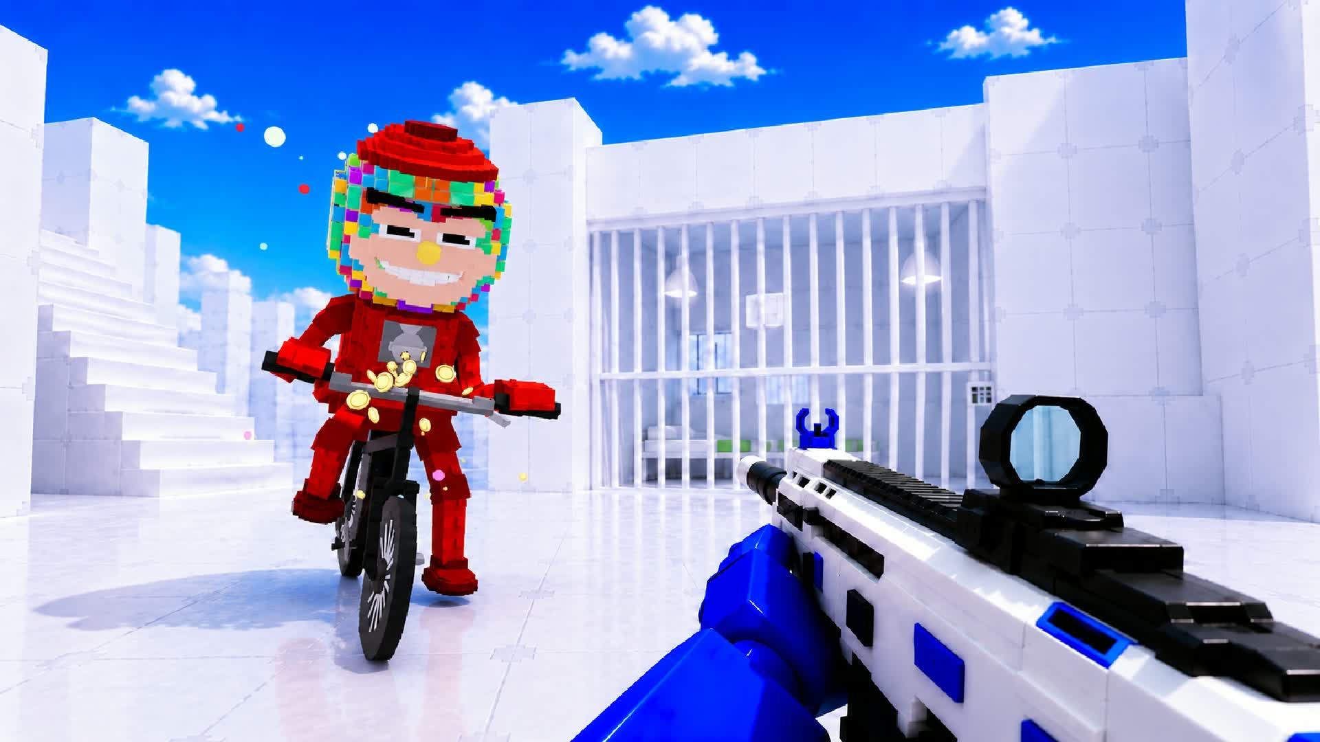 chicletera PRISON RUN! (OBBY PARKOUR)