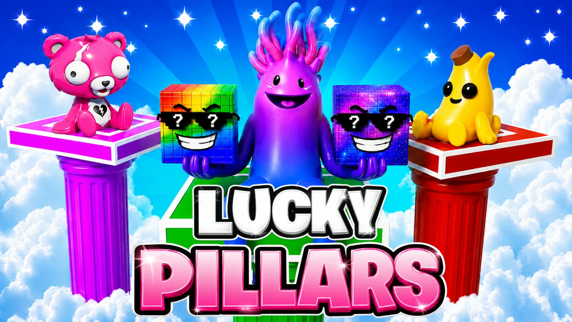 LUCKY BLOCK PILLARS PILLERS PILER