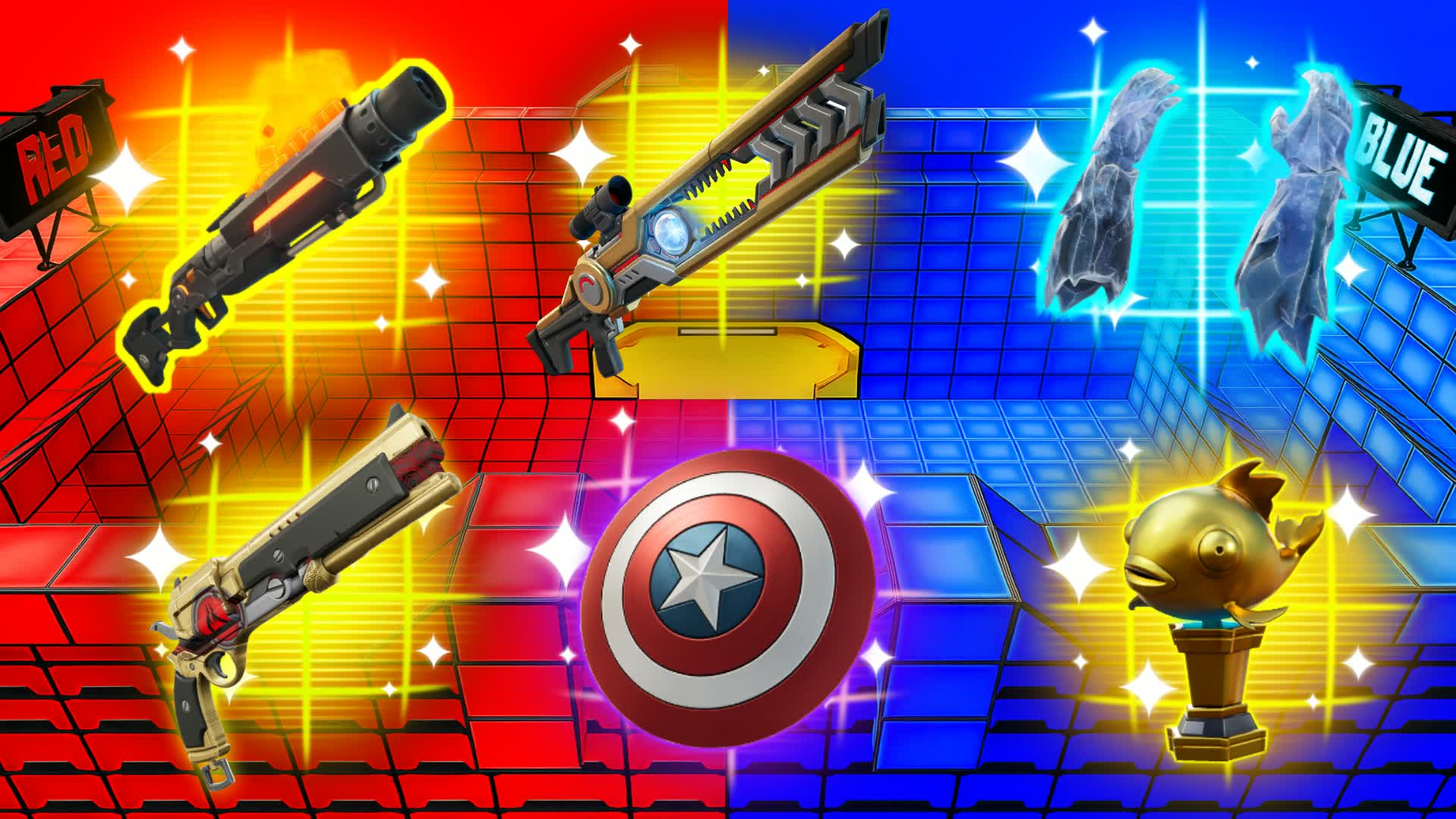 ファニー RVB レッド VS ブルー 🔴🔵