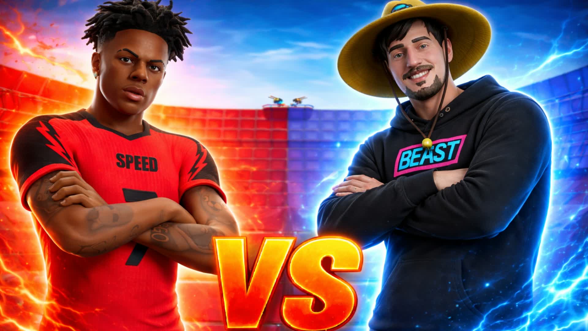 高速移動の対決、赤対青🔴🔵