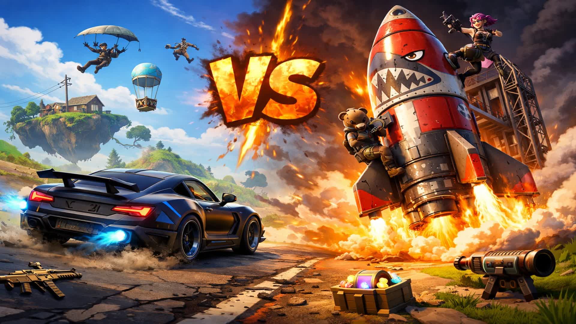 Rockets vs Cars Origen