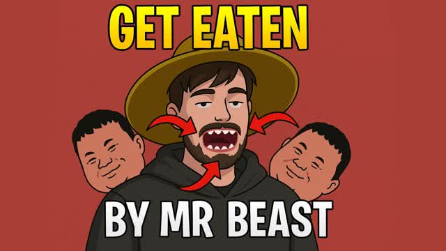 Get Eaten by Mr. Beast 🔥🧔🏻‍♂️🔵