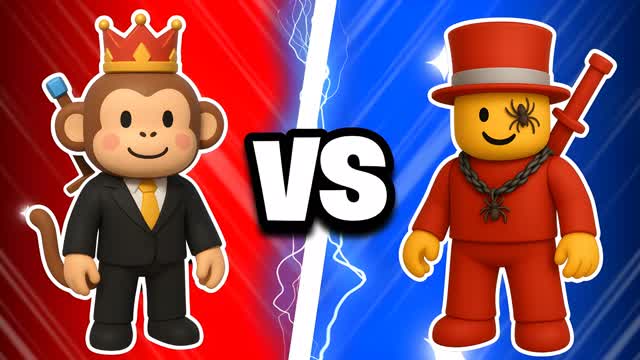 RED VS BLUE 🔴🔵 ADMIN SAMMY vs JANDEL