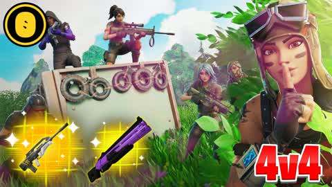 Rapid Zero Build: Legends 4v4 🎯