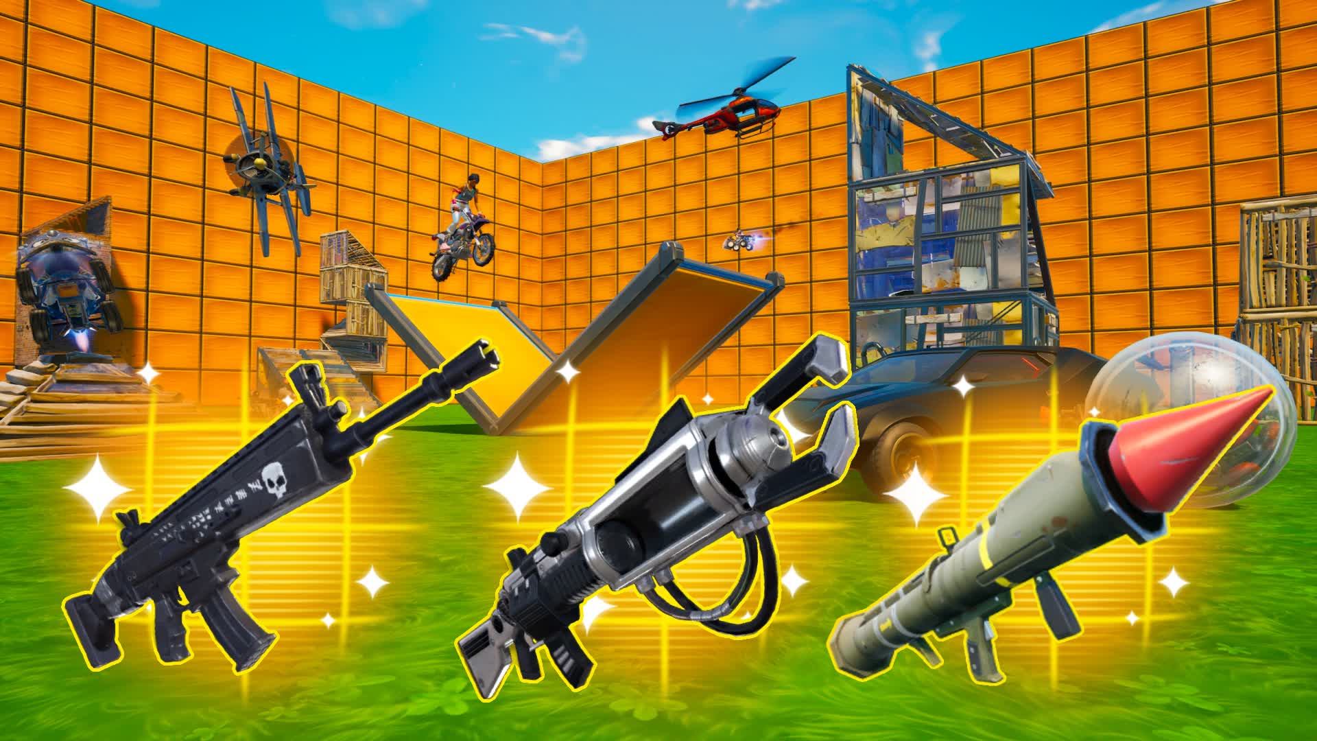 1V1 WITH TONS OF GUNS