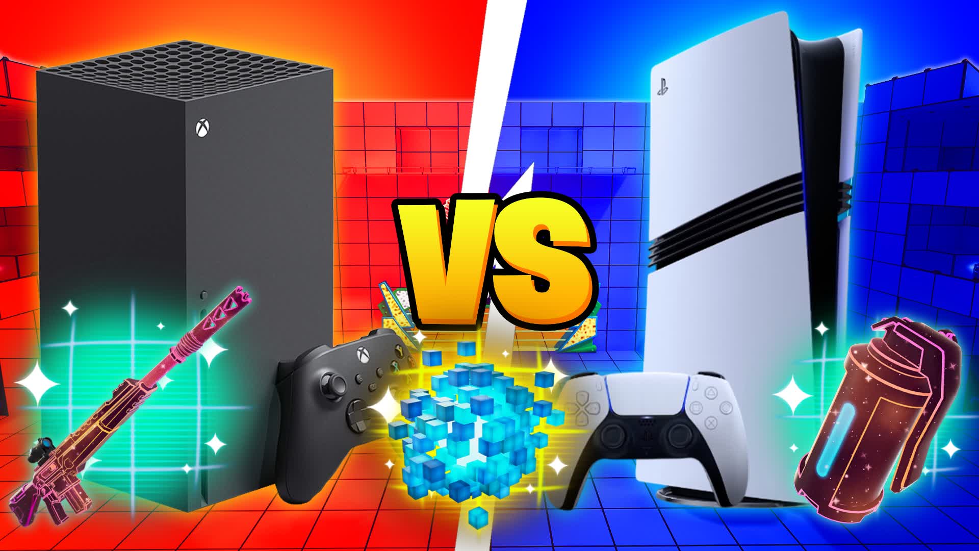 SUPER XBOX VS PS5 RED VS BLUE 🔴🔵