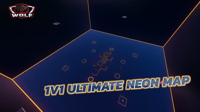 1v1 Ultimate Neon Map