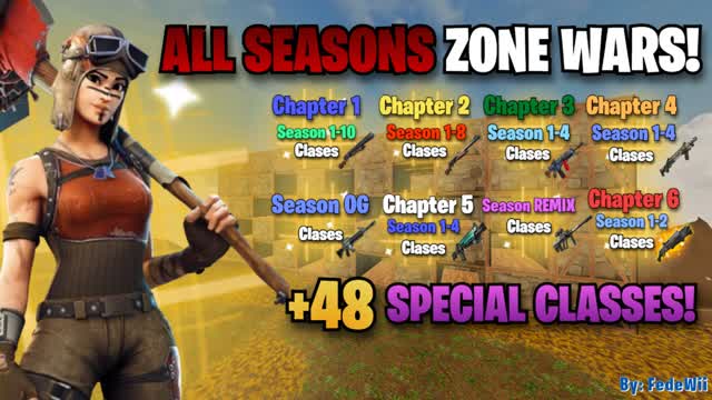 ALL SEASONS ZONE WARS +130 CLASSES🌴