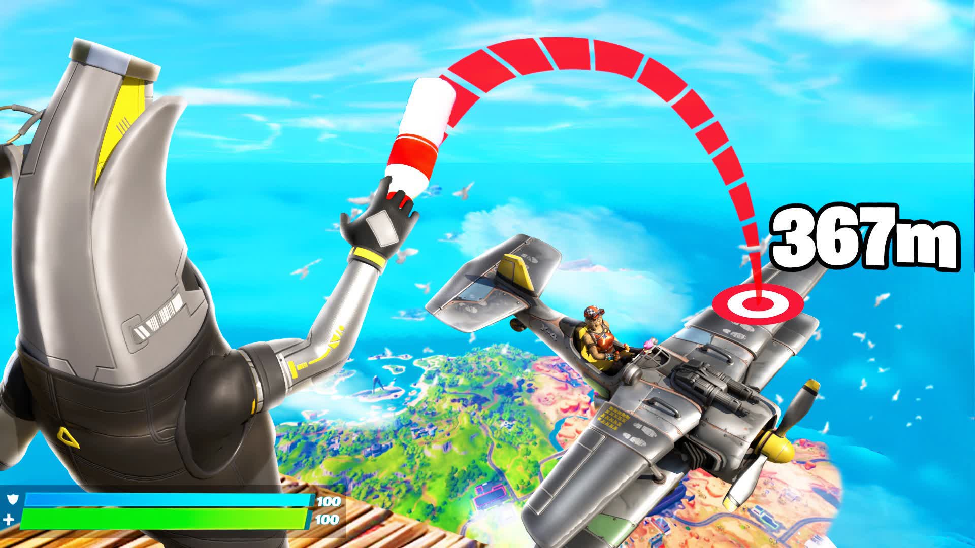 THE 100 000 TRICKSHOT 3859 7563 7063 By Natmor Fortnite Creative Map 