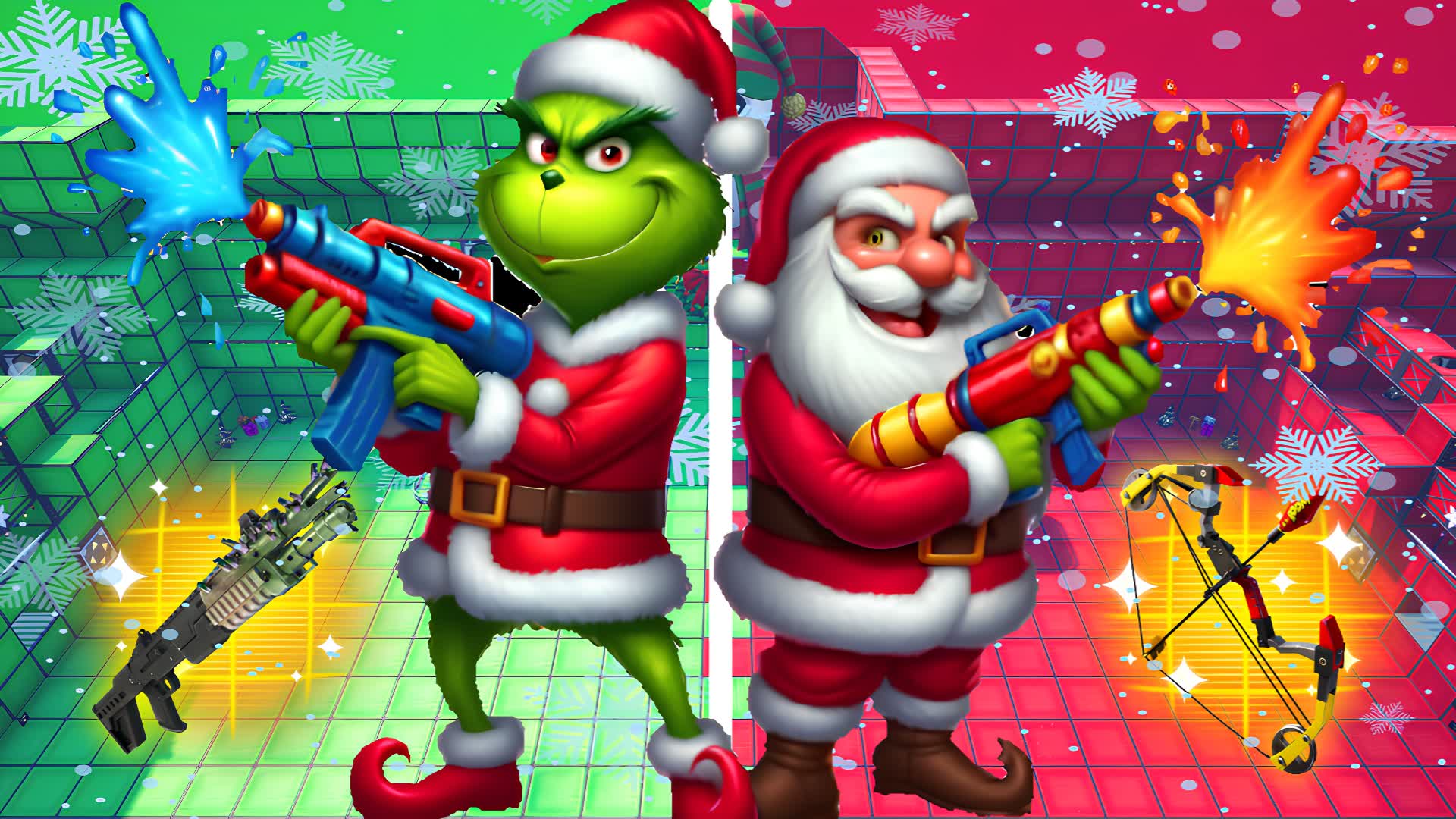 NEW GREEN VS RED