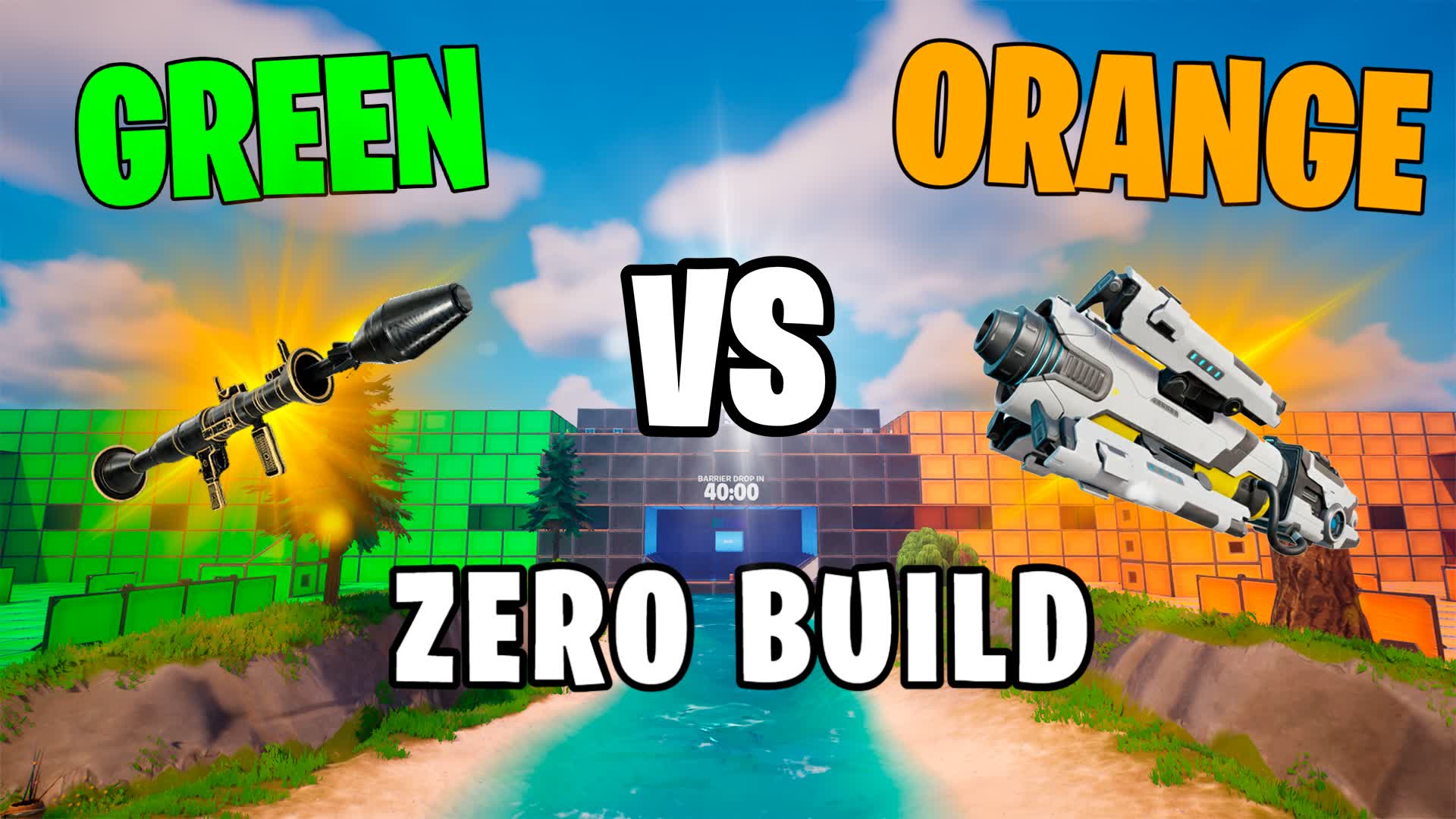 🟢 GREEN vs ORANGE 🟠 | Team Battle