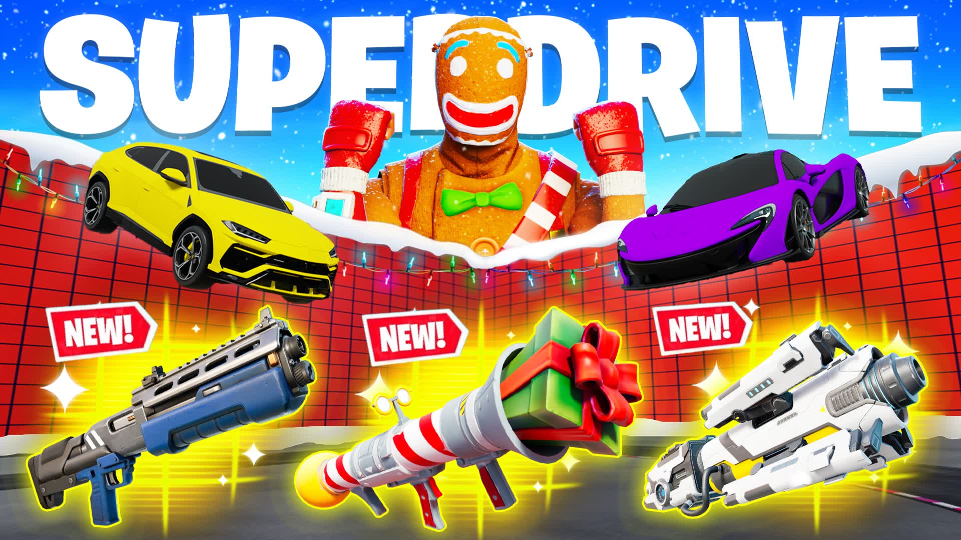 SUPER DRIVE 1V1 - ALL GUNS & VEHICLES
