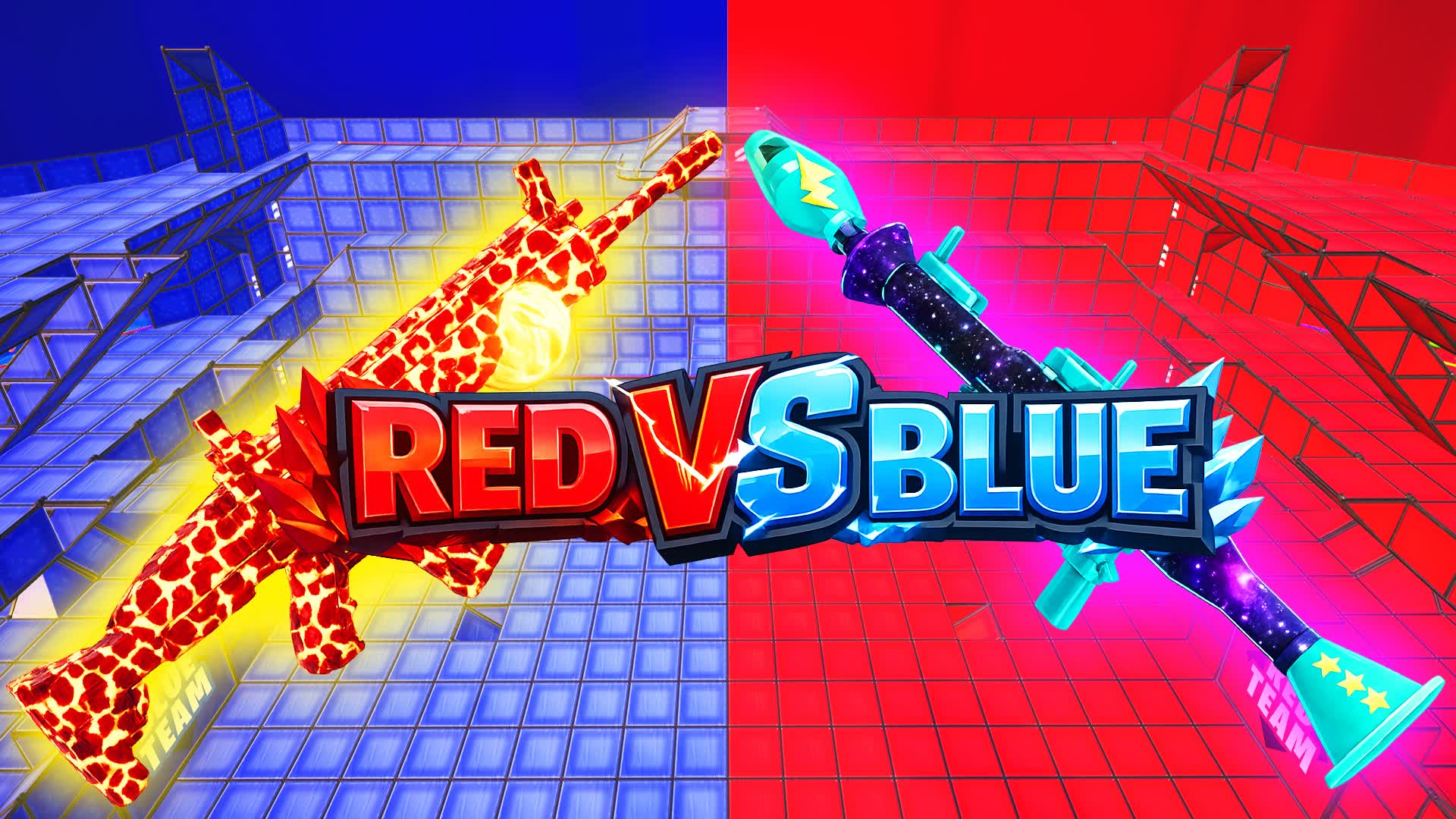 🔴 RED VS BLUE 🔵 CARS & GUNS FFA ⚔️