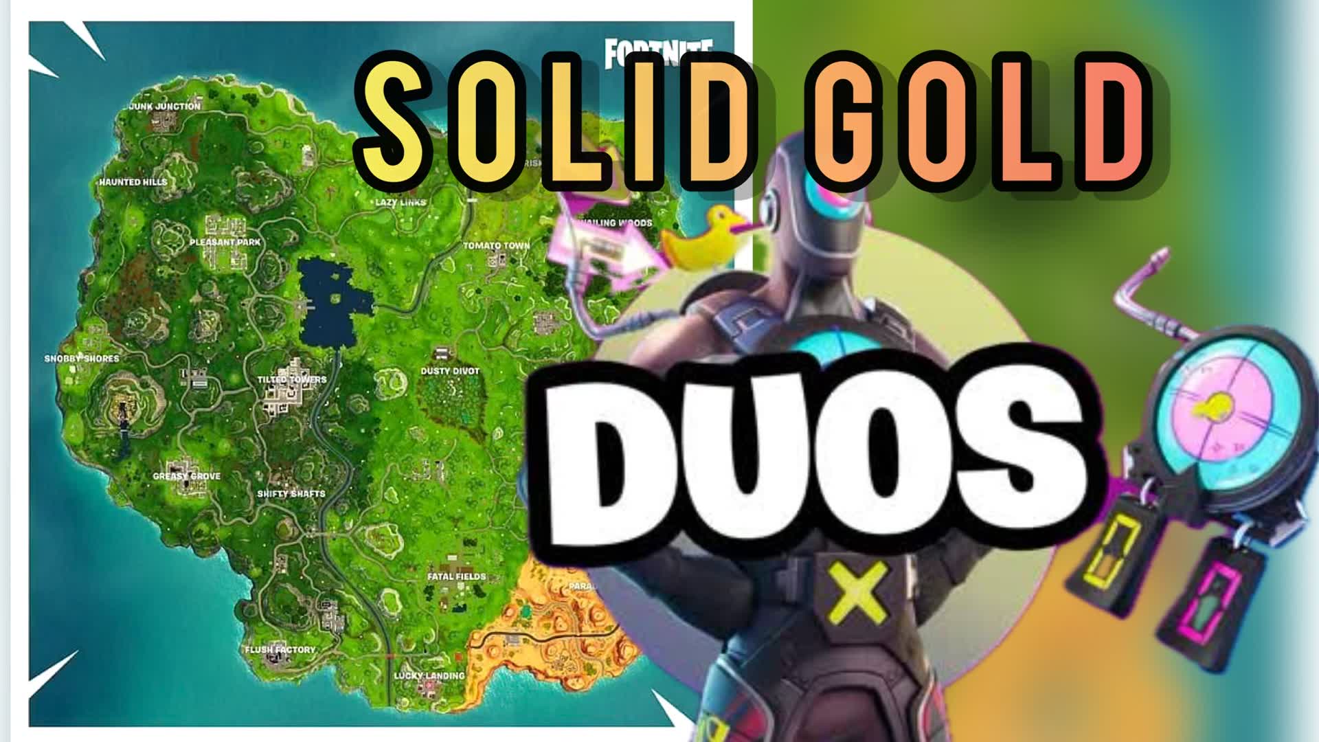 OG MAP 99 BOTS „SOLID GOLD“ 289746717652 by ferooo Fortnite