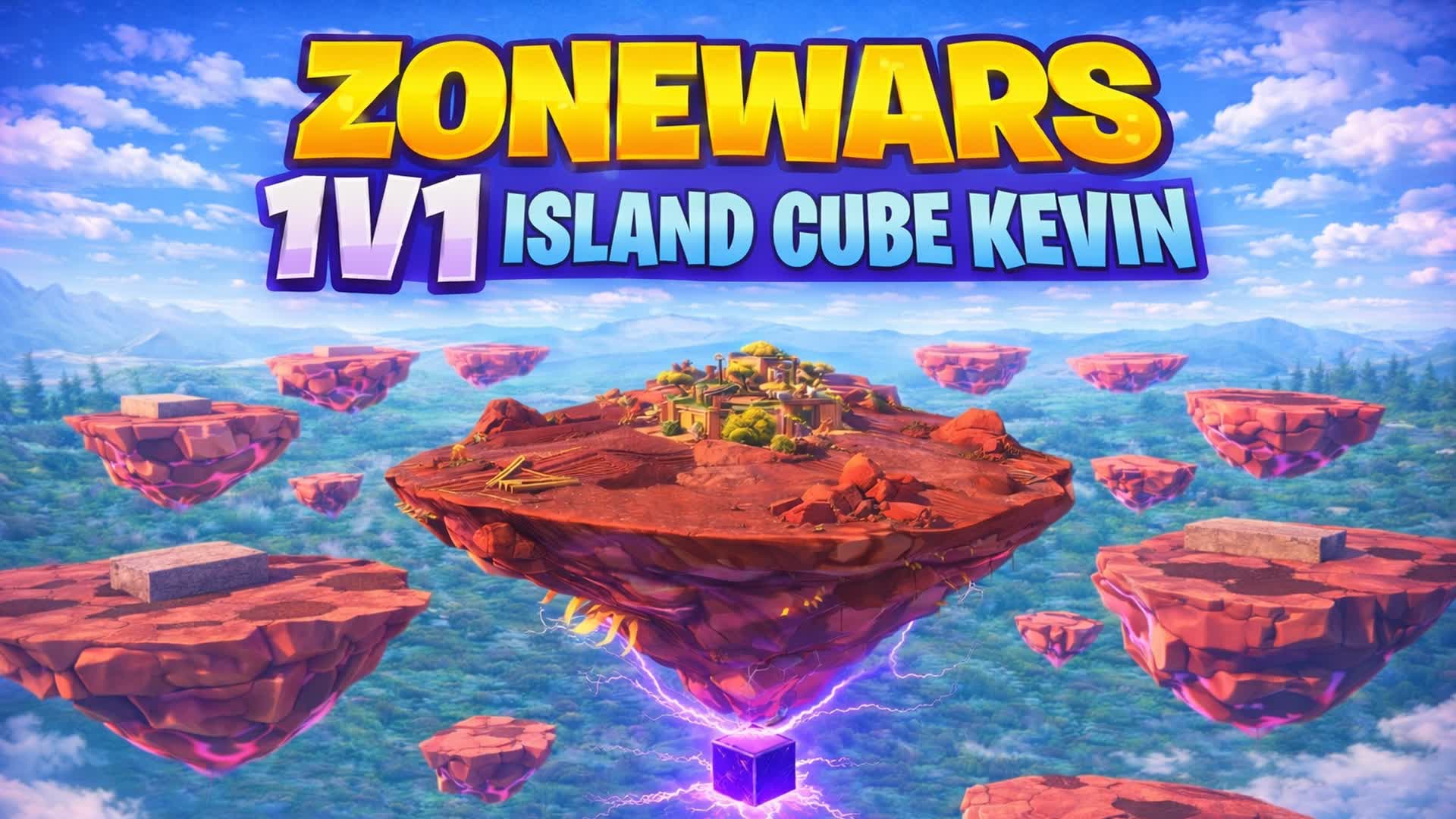 ZONE WARS 1V1 ISLAND CUBE KEVIN🟪