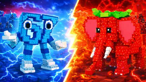 67 VS STRAWBERRY 🔴🔵[RED VS BLUE]