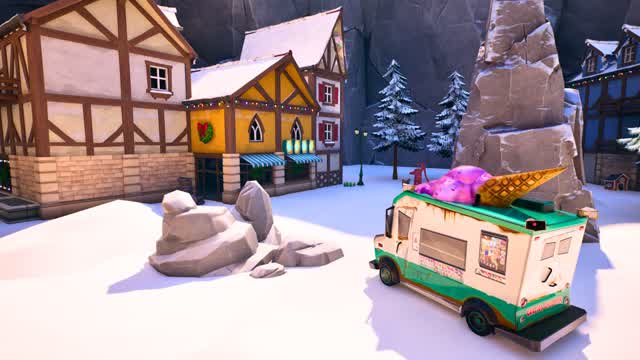 Aestetic Winter Village