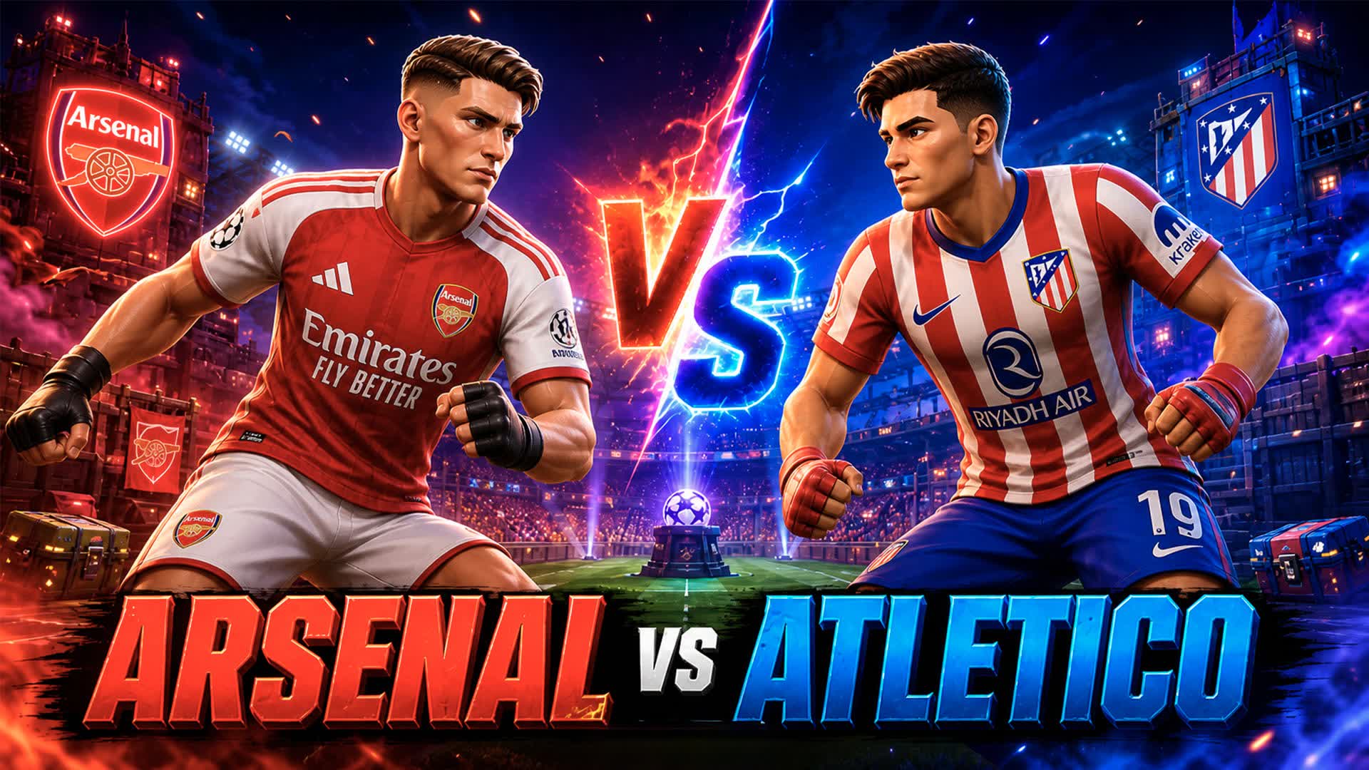 ARSENAL vs ATLETICO CHAMPIONS LEAGUE