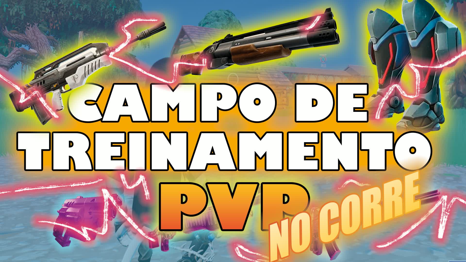 ⭐CAMPO DE TREINAMENTO PVP NO CORRE⭐