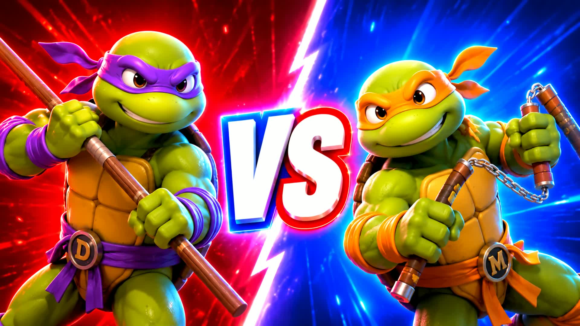 UNC CRAZY ROUGE VS BLEU UNC 🔴🔵 TMNT