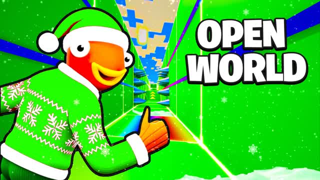 ❄️ CRAZY WINTER PARKOUR [OPEN WORLD]