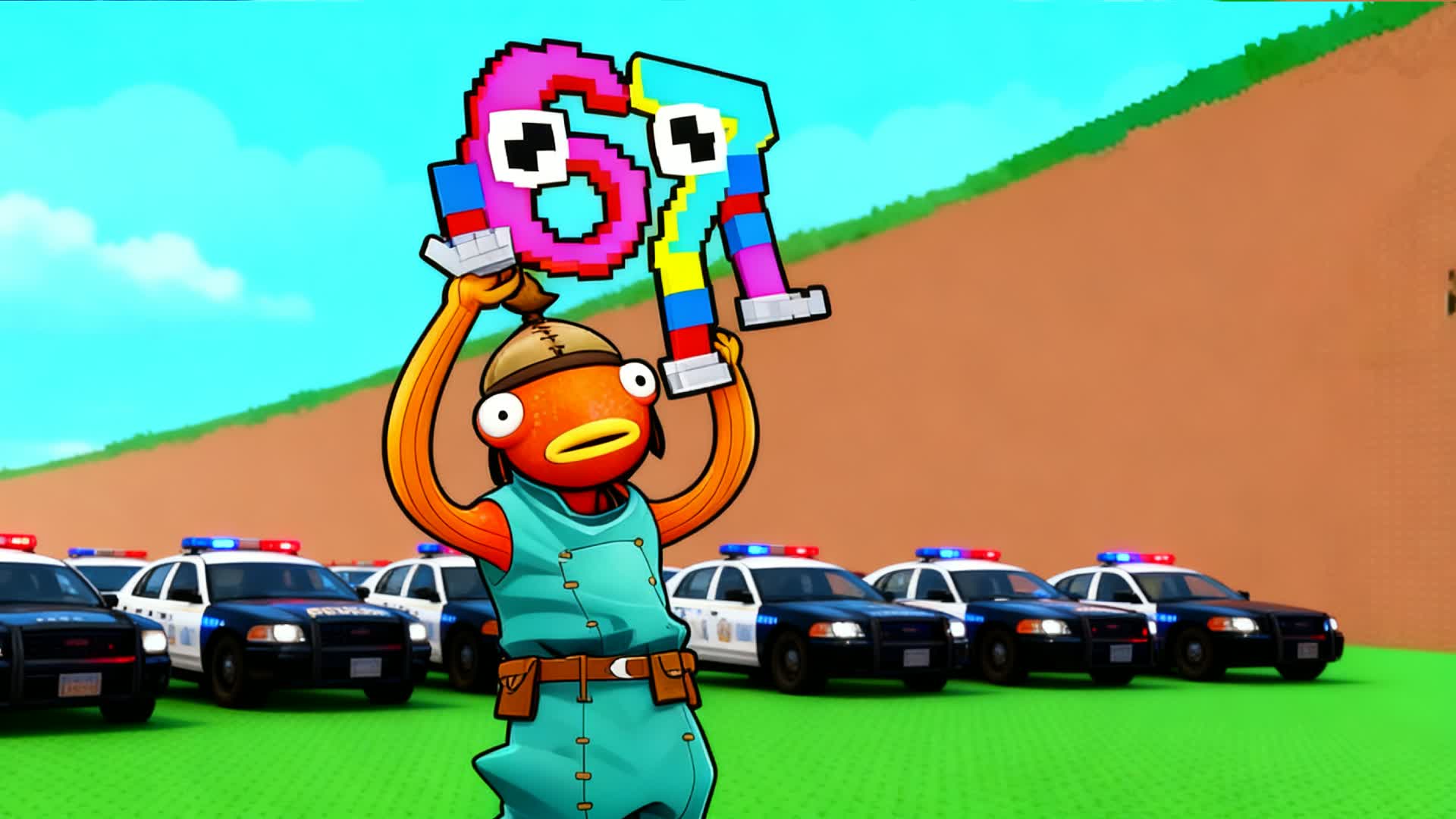 ESCAPE POLICE FOR BRAINROTS - fortnite