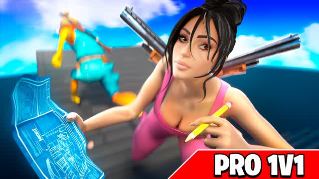 PRO MAP 1V1 🎯 BUILD FIGHT 🎯