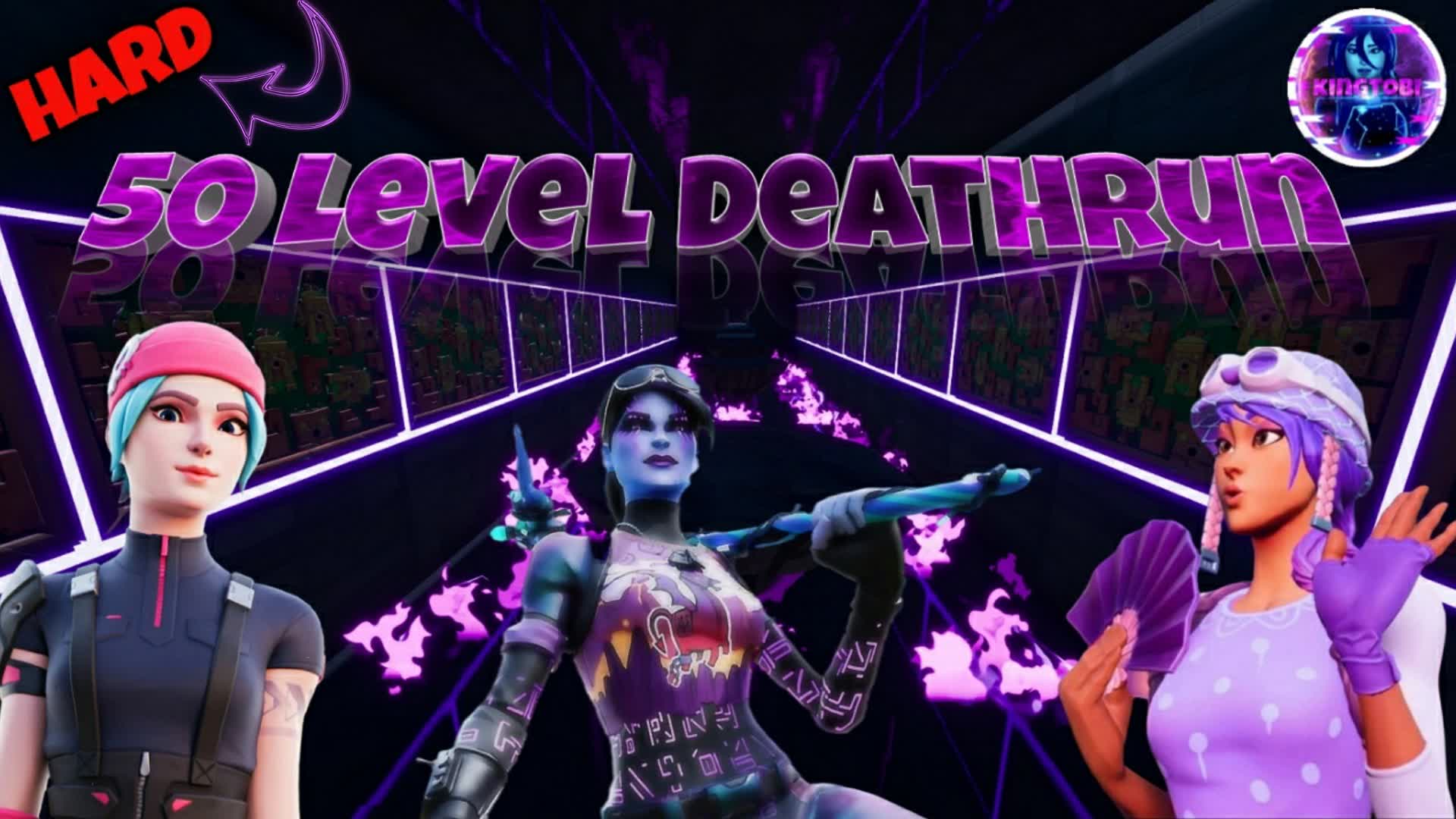 50 Level Deathrun [HARD] 0442-5411-3308 من ابتكار lkt - Fortnite