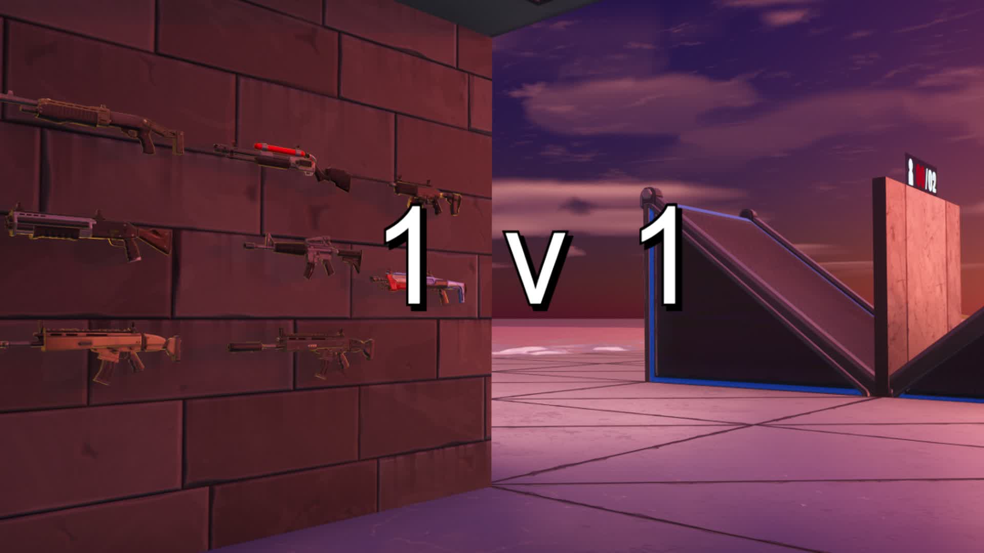 CLEAN 1V1 MAP 9884-1373-6381 by lktv - Fortnite Creative Map Code ...