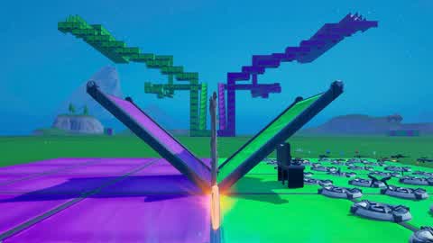 PURPLE VS GREEN EDIT AIM AND BUILD 1V1