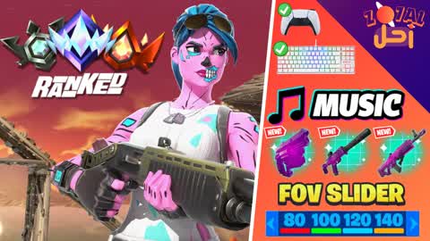 Best 1v1 Map زحل Zo7al 🎵🚀