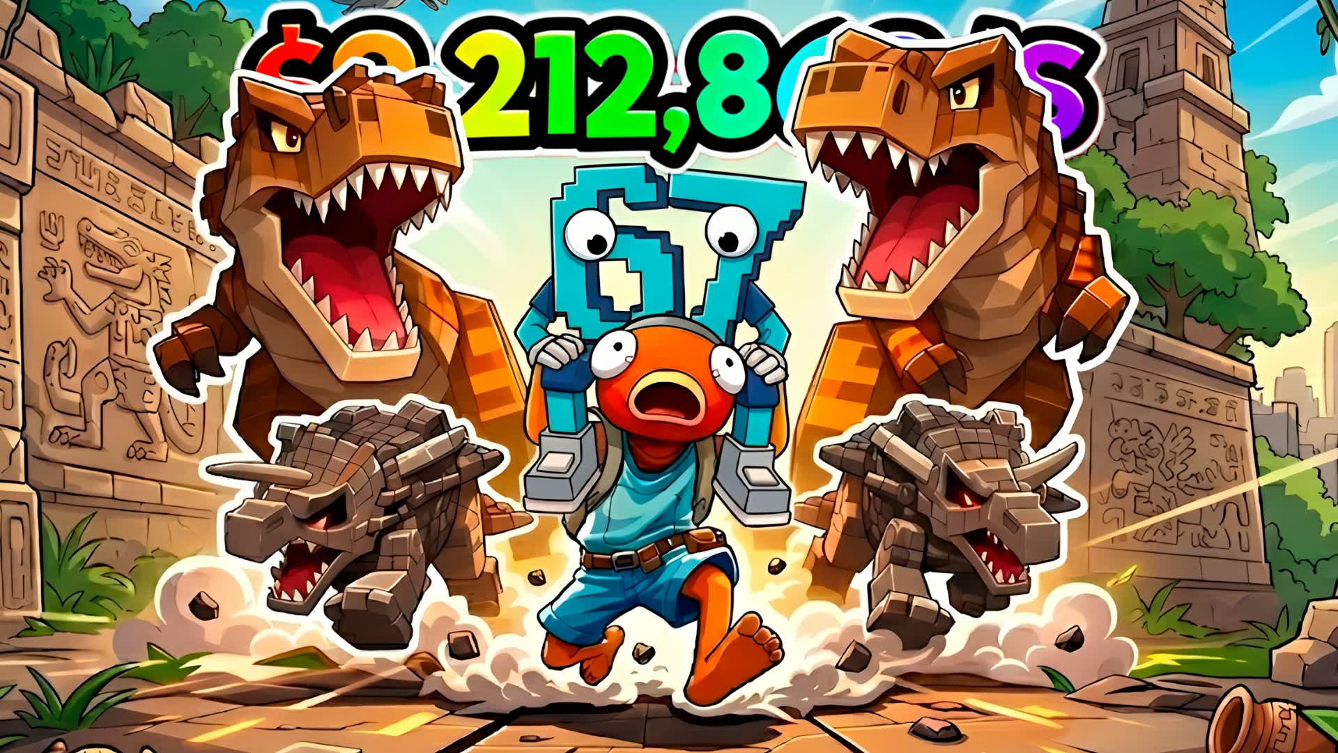 恐竜からの逃走に成功してブレインロットを手に入れろ