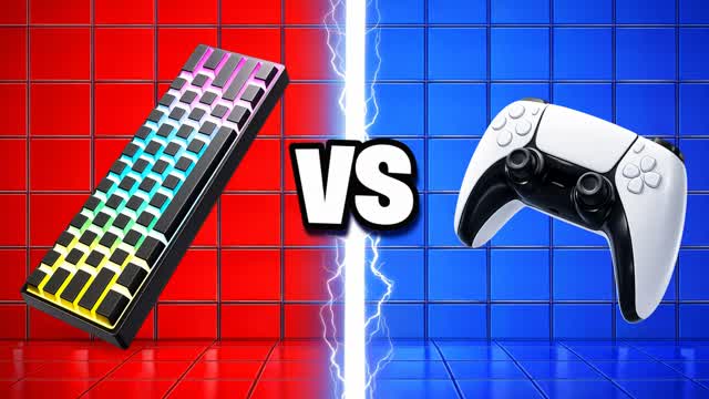 KEYBOARD AND CONSOLE 🔴 RED VS BLUE 🔵