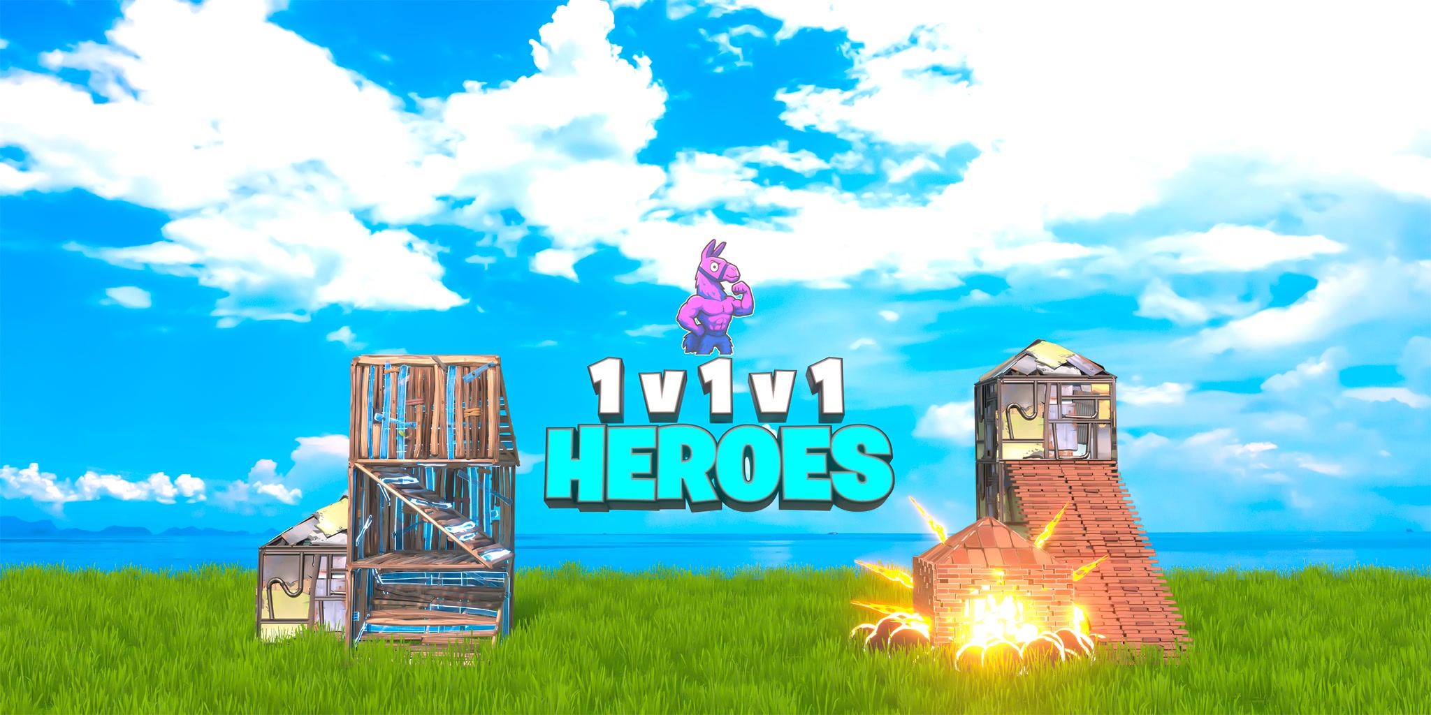 1V1V1 HEROES 1V1 Realistics Free for All