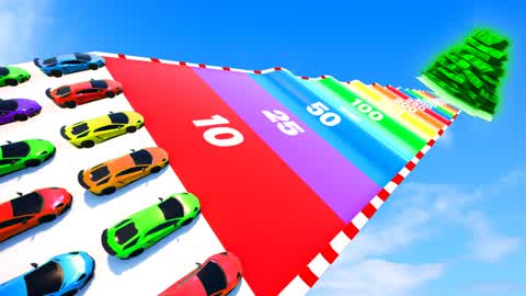 ULTIMATE CARS MEGA RAMP BRAINROT