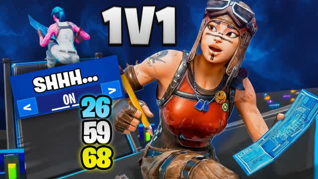 Best 1V1 Map!🤫 New Weapons