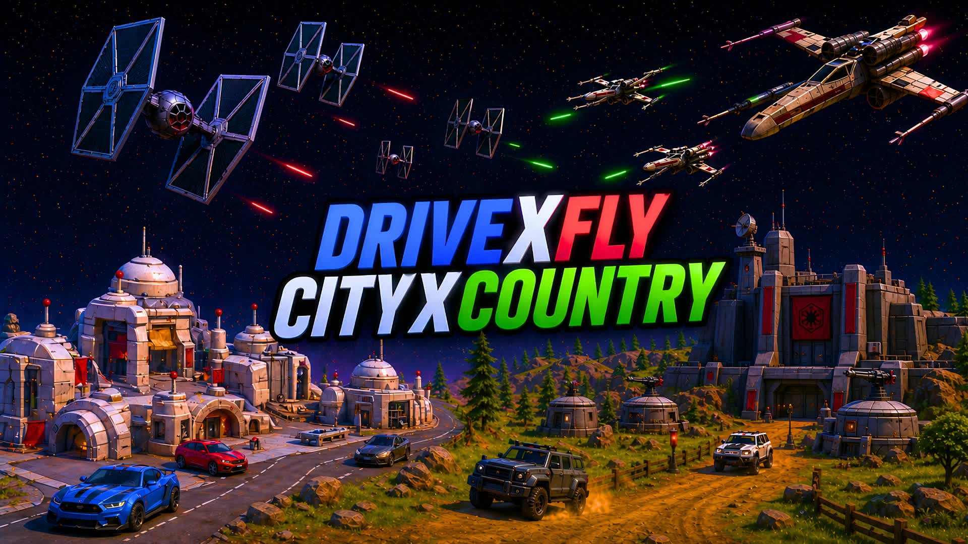 StarWars DrivexFly CityxCountry