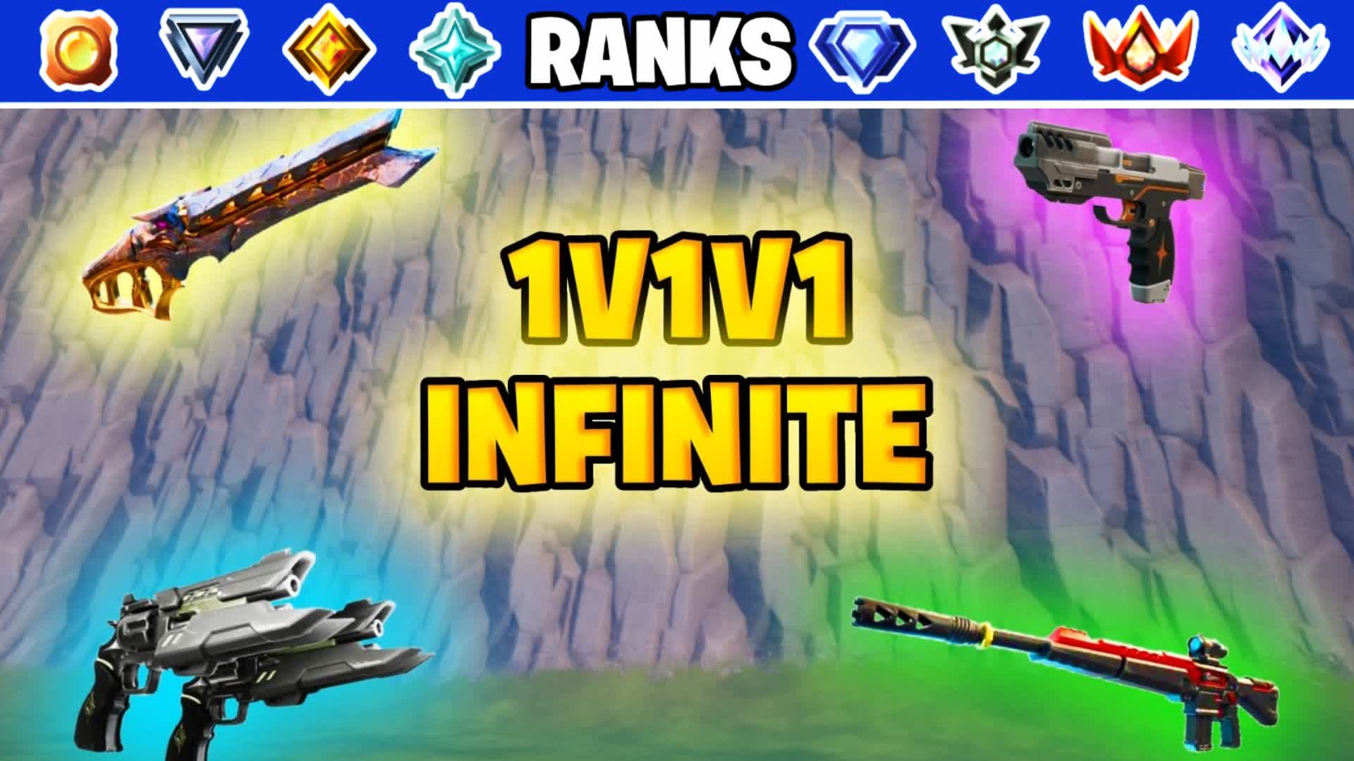 🥇 1V1V1 INFINITE RANKED 🔥