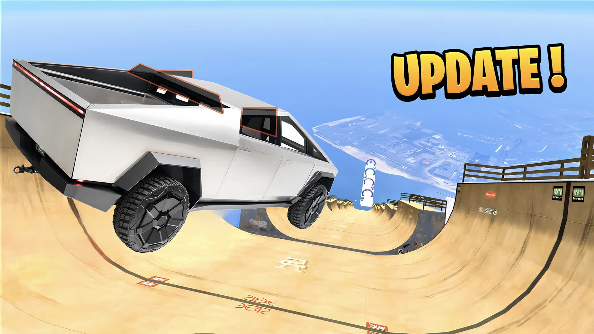 CYBERTRUCK MEGA RAMP