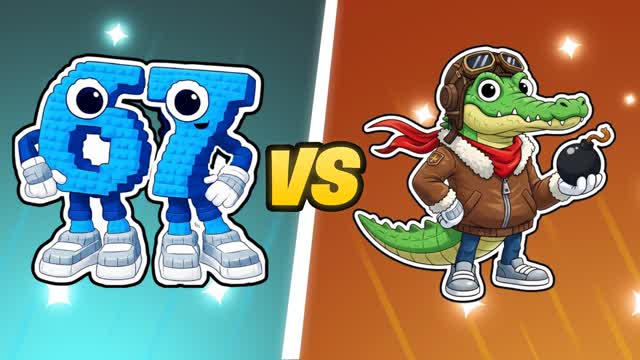 CRAZY RED VS BLUE 67 ZB🔴🔵