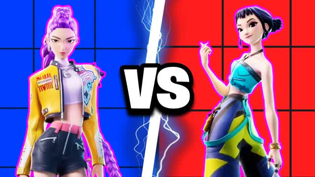 HUNTERS VS DEMONS RED VS BLUE 🔴🔵 FUN