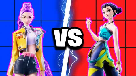 HUNTERS VS DEMONS RED VS BLUE 🔴🔵 FUN