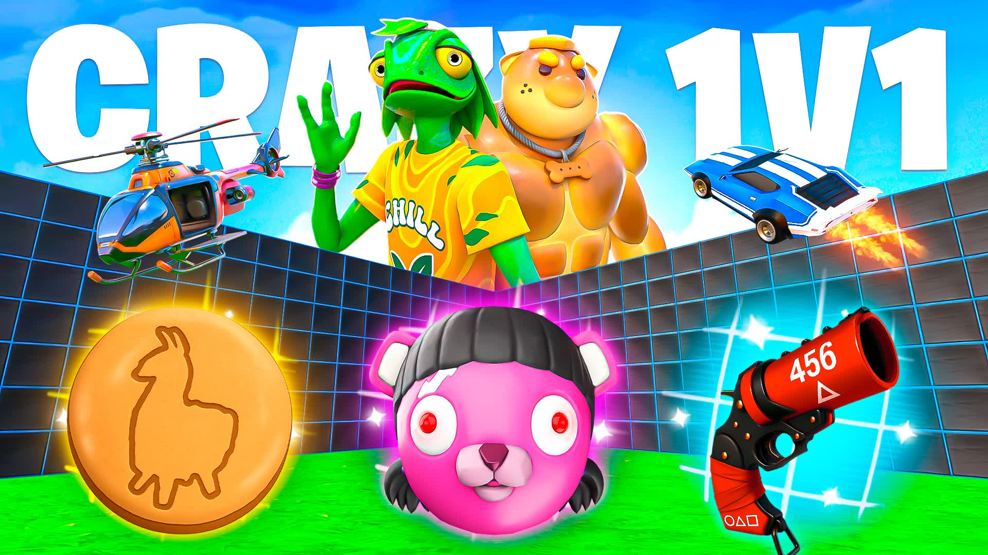 CRAZY 1V1 FFA - ALL GUNS & RIDES 3256-2350-0756 by hozzy