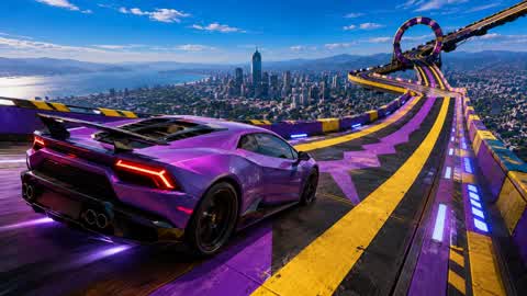Awesome Car Ramp Game