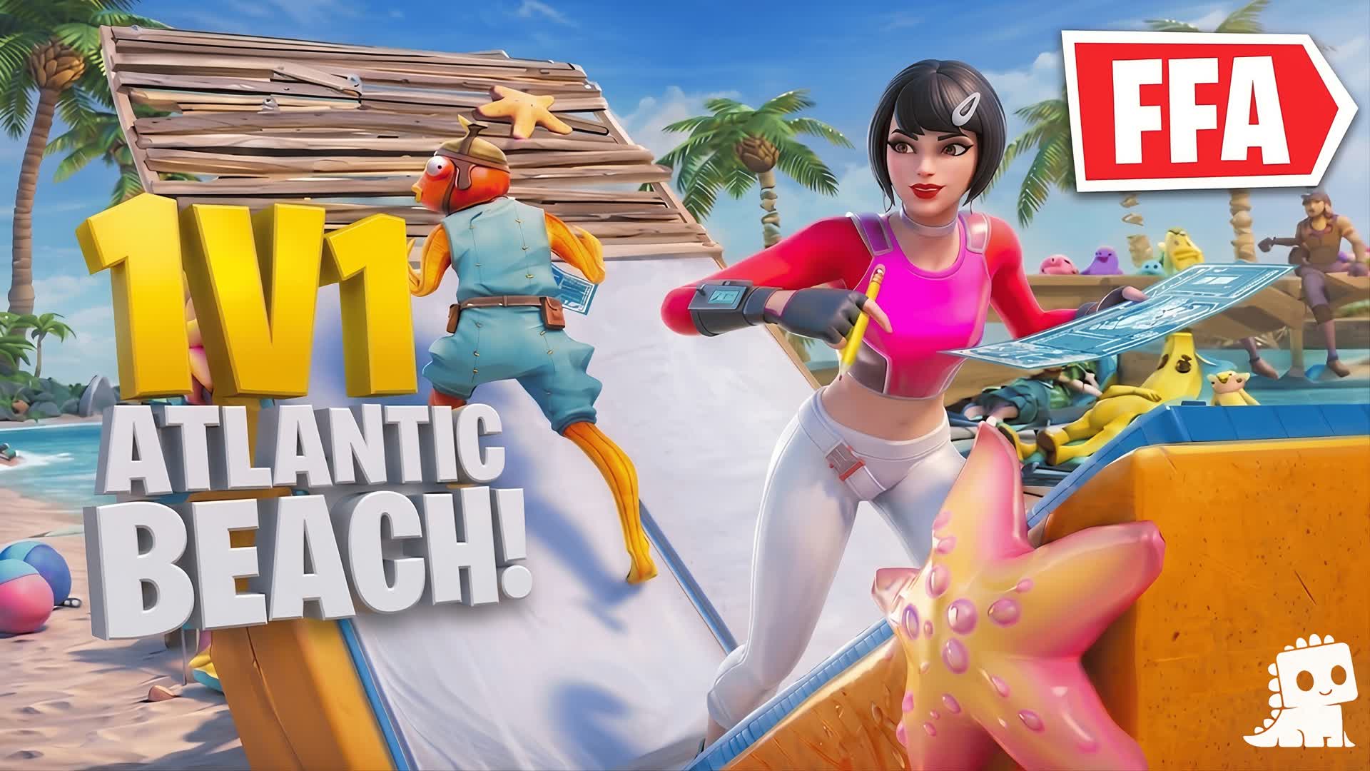 1V1 アトランティックビーチ！