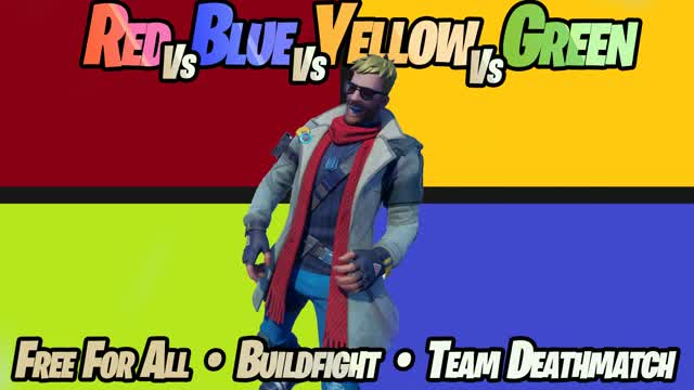 Red Vs Blue VS Yellow Vs Green